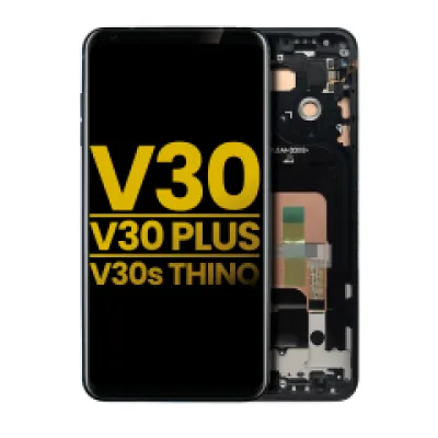 Дисплейний модуль для LG V30 / V30 Plus / V30S ThinQ (OLED) (With Frame) (Refurbished) (Aurora Black)