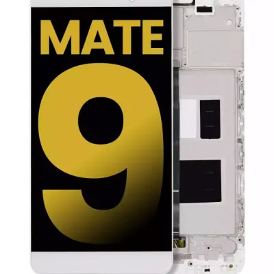 Дисплейний модуль для Huawei Mate 9 (With Frame) (Refurbished) (білий)