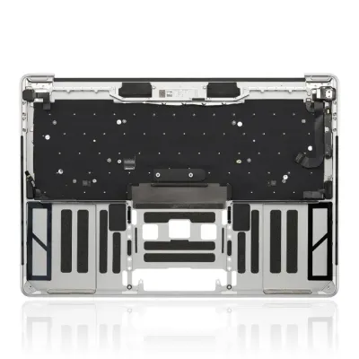 Top Case with Keyboard (ISO UK) and Trackpad For MacBook Pro 13" A1706 (2016-2017) (Used OEM Pull: Grade B/C) (Silver)