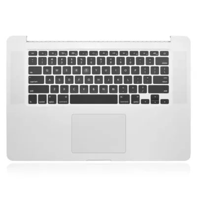 Top Case with Keyboard (ISO UK) and Trackpad For MacBook Pro 15" A1398 (2015) (Used OEM Pull: Grade B/C)
