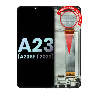 Дисплейний модуль (LCD) з рамкою для Samsung Galaxy A23 5G (A236 / 2022) (Service Pack) (всі кольори)