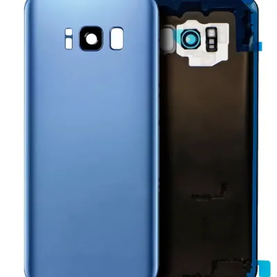 Задня кришка зі склом камери для Samsung Galaxy S8 Plus (Service Pack) (Coral Blue)