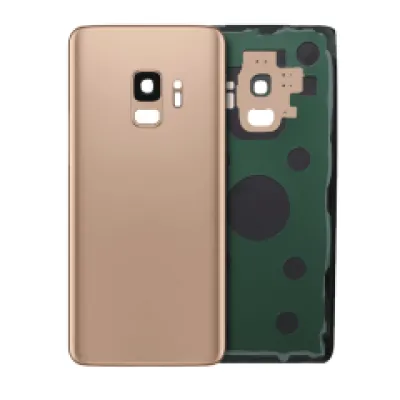 Задня кришка зі склом камери для Samsung Galaxy S9 (Service Pack) (Sunrise Gold)
