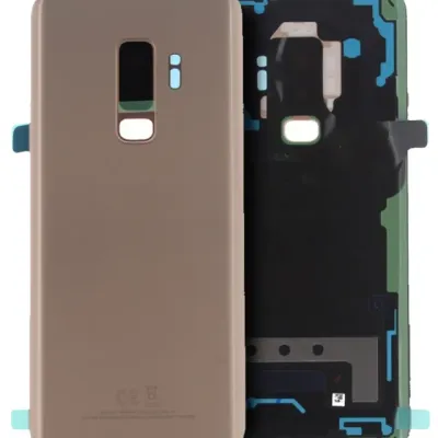 Задня кришка зі склом камери для Samsung Galaxy S9 Plus (Service Pack) (Sunrise Gold)