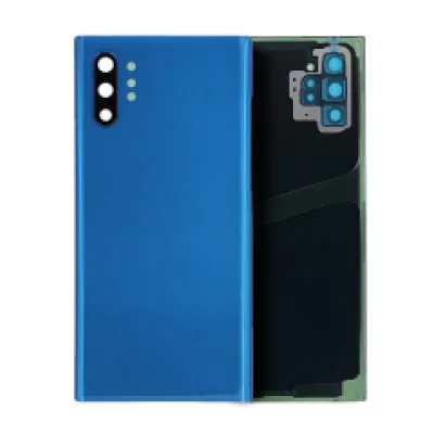 Задня кришка зі склом камери для Samsung Galaxy Note 10 Plus / 5G (Service Pack) (Aura Blue)