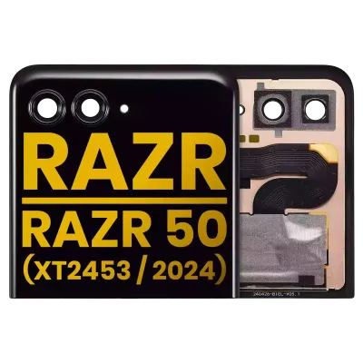 Дисплейний модуль OLED без рамки для Motorola Razr 2024 / Razr 50 (XT2453 / 2024) / Razr 2025 / Razr 60 (XT2553 / 2025) / Razr 2026 / Razr 70 (XT2657 / 2026) (Refurbished) (усі кольори)