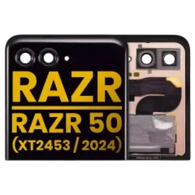 Дисплейний модуль OLED без рамки для Motorola Razr 2024 / Razr 50 (XT2453 / 2024) / Razr 2025 / Razr 60 (XT2553 / 2025) / Razr 2026 / Razr 70 (XT2657 / 2026) (Refurbished) (усі кольори)