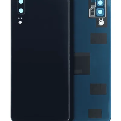 Задня кришка зі склом камери для Huawei P20 (чорний)