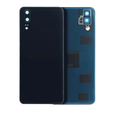 Задня кришка зі склом камери для Huawei P20 (чорний)