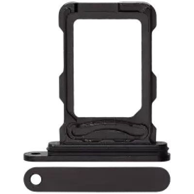 Лоток Dual SIM для iPhone 16 Pro / 16 Pro Max (Black Titanium)