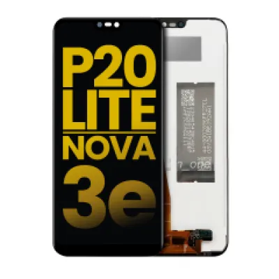 Дисплейний модуль для Huawei P20 Lite / Nova 3e без рамки (Refurbished) (чорний)