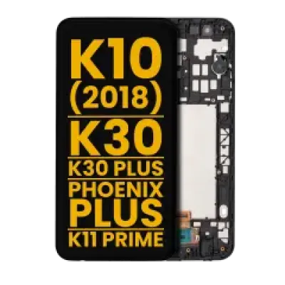 Дисплейний модуль (LCD) з рамкою для LG K10 (2018) / K30 / K30 Plus / Phoenix Plus / K11 Prime (Refurbished) (All Colors)