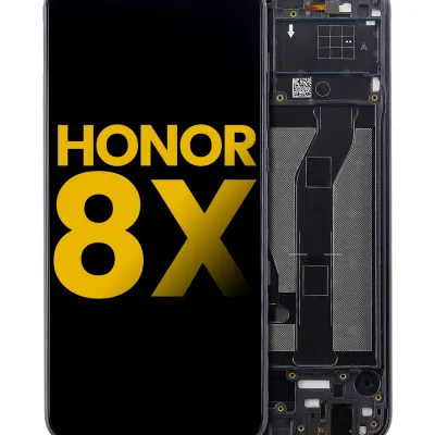 Дисплейний модуль (LCD) з рамкою для Huawei Honor 8X (Refurbished) (Black)