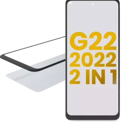 Скло екрана з OCA для Motorola Moto G22 (XT2231 / 2022)