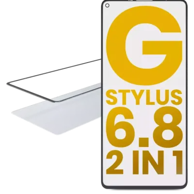 2 in 1 Front Glass With OCA Pre-Installed For Motorola Moto G Stylus 6.8" (XT2115 / 2021)