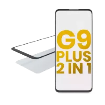 Скло екрана з OCA для Motorola Moto G9 Plus (XT2087 / 2020)