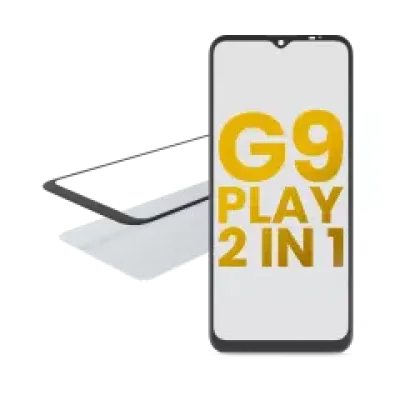 Скло екрана з OCA для Motorola Moto G9 Play (XT2083 / 2020)
