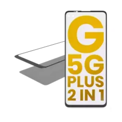 Скло екрана з OCA для Motorola Moto G 5G Plus (XT2075 / 2020)