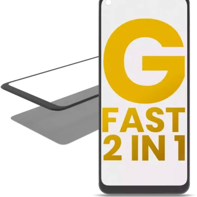 2 in 1 Front Glass With OCA Pre-Installed For Motorola Moto G Fast (XT2045-3 / 2020)