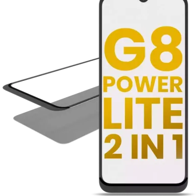 Скло екрана з OCA для Motorola Moto G8 Power Lite (XT2055 / 2020)