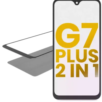 Скло екрана з OCA для Motorola Moto G7 Plus (XT1965 / 2019)