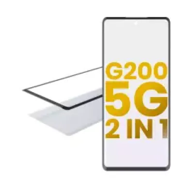 Скло екрана з OCA для Motorola Moto G200 5G (XT2175 / 2022)