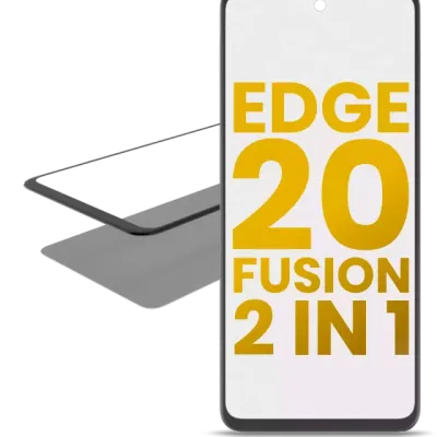 2 in 1 Front Glass With OCA Pre-Installed For Motorola Edge 20 Fusion (XT2139-2 / 2021)