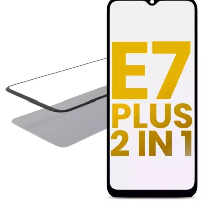 2 in 1 Front Glass With OCA Pre-Installed For Motorola Moto E7 Plus (XT2081 / 2020)