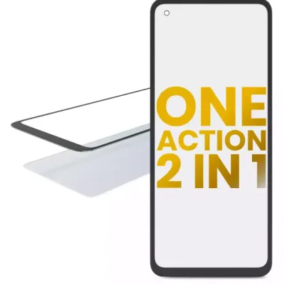 Скло екрана з OCA для Motorola One Action (XT2013 / 2019)