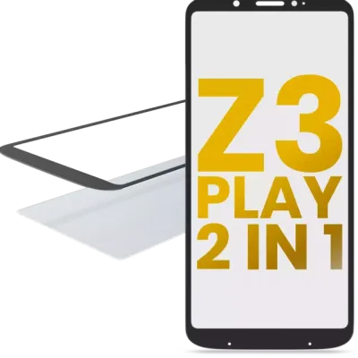 2 in 1 Front Glass With OCA Pre-Installed For Motorola Moto Z3 Play (XT1929 / 2018)