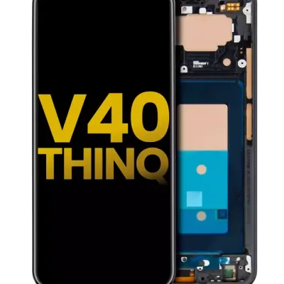 OLED Assembly With Frame For LG V40 ThinQ (Refurbished) (Black)