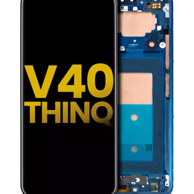 OLED Assembly With Frame For LG V40 ThinQ (Refurbished) (Blue)