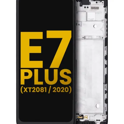 Дисплейний модуль з рамкою для Motorola Moto E7 Plus (XT2081 / 2020) (Refurbished) (усі кольори)