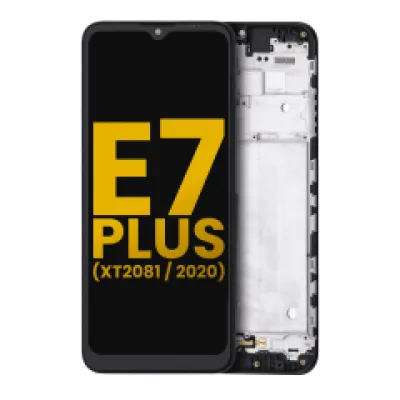 Дисплейний модуль з рамкою для Motorola Moto E7 Plus (XT2081 / 2020) (Refurbished) (усі кольори)