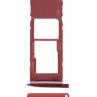 Single Sim Card Tray For Motorola Moto G7 (XT1962 / 2019) / Moto G7 Plus (XT1965 / 2019) (Viva Red)