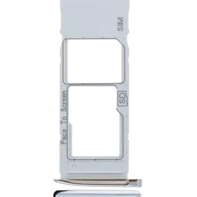 Single Sim Card Tray For Motorola Moto G7 (XT1962 / 2019) / G7 Plus (XT1965-2 / 2019) (Silver)