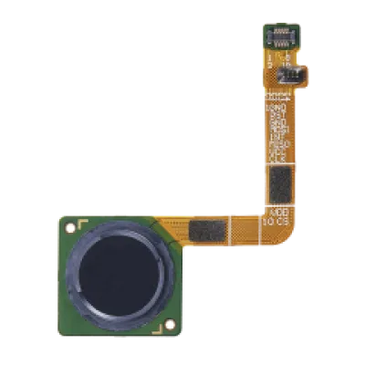 Кнопка з датчиком відбитків та шлейфом для Motorola Moto G7 Plus (XT1965 / 2019) (Deep Indigo)