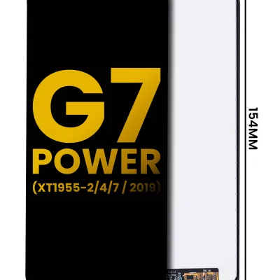 Дисплейний модуль без рамки для Motorola Moto G7 Power (XT1955-2/4/7 / 2019) (International Version) (154MM) (Refurbished) (всі кольори)