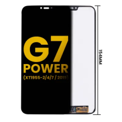 Дисплейний модуль без рамки для Motorola Moto G7 Power (XT1955-2/4/7 / 2019) (International Version) (154MM) (Refurbished) (всі кольори)