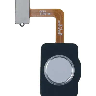 Сканер відбитків пальців зі шлейфом для LG Q7 Alpha / Q7 Plus (Silver)