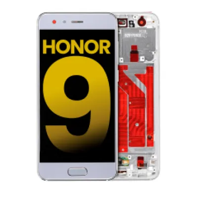 Дисплейний модуль для Huawei Honor 9 з рамкою (Refurbished) (Glacier Gray)