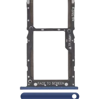 Sim Card Tray For Xiaomi Pocophone F1 (Steel Blue)