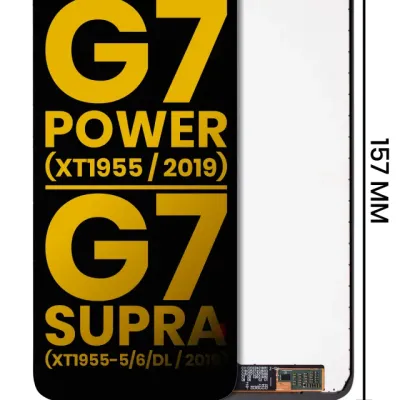 Дисплейний модуль (LCD) без рамки для Motorola Moto G7 Power (XT1955 / 2019) / G7 Supra (XT1955-5/6/DL / 2019) (US Version) (157MM) (Refurbished) (усі кольори)