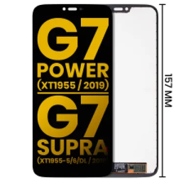 Дисплейний модуль (LCD) без рамки для Motorola Moto G7 Power (XT1955 / 2019) / G7 Supra (XT1955-5/6/DL / 2019) (US Version) (157MM) (Refurbished) (усі кольори)