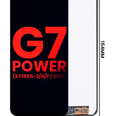 Дисплейний модуль (LCD) без рамки для Motorola Moto G7 Power (XT1955-1/2/4/7 / 2019) (International Version) (154MM) (Aftermarket Plus) (усі кольори)