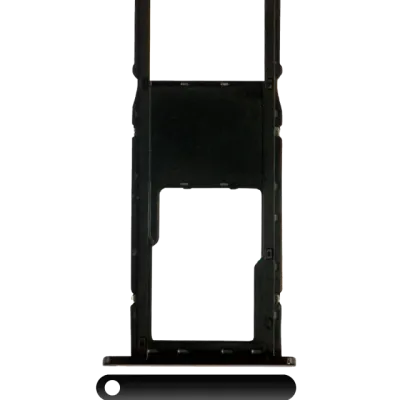 Single Sim Card Tray For Motorola Moto G7 Power (XT1955 / 2019) (International Version) (Ceramic Black)