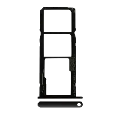 Лоток подвійної SIM для Motorola Moto G7 Power (XT1955 / 2019) (International Version) (Ceramic Black)