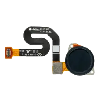 Сканер відбитків з шлейфом для Motorola Moto G7 Power (XT1955 / 2019) (Ceramic Black)