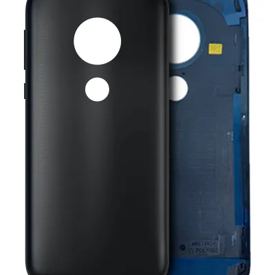 Задня кришка для Motorola Moto G7 Play (XT1952 / 2019) (чорний) (US Version)