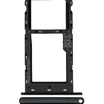 Single Sim Card Tray For Motorola Moto G7 Play (XT1952 / 2019) (Black) (US Version)